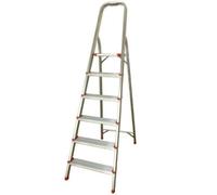 Step Ladder 6 Step Aluminum Folding Step Ladders Anti Slip Feet Tuffmate