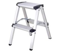 Step Ladder Double-Sided 2 Steps Portable Lightweight Folding Stool