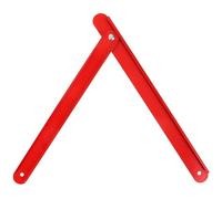 Step Ladder Metal Hinge Replacement with 56cm Spacing | Galvanized Red Finish, Quick Release Fitting, Stabilizer Arms for Attic Ladders and Maintenance Use