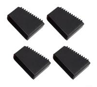Step Ladder Replacement Feet High Grip Rubber End for Folding Stools 50x20mm Inner Size Black