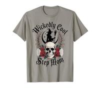 Step Mom Halloween T Wickedly Cool Gothic Skull T-Shirt