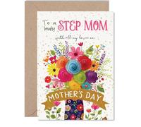 Step Mom Mothers Day Card, With Love