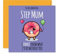 Step Mum Birthday Card, Donut What I'd Do