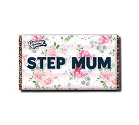 Step Mum Chocolate Bar with Novelty Joke Wrapper - Funny Rude Gift Birthday Present (Chocolate Included)