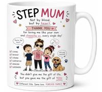 Step Mum Thank You for Loving Me Like Your Own Family Ceramic Cup Gift Mug