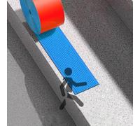 Step Nose Strips Anti Slip Strips for Stairs Walking Vinyl Step Edge Protector Vinylenez Walking Sticker Pvctrim Stair Tread-Blue||T5cmxL10m