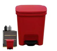 Step-On Trash Can, Odor-Protected Lid Rectangular Trash Can, Waste Bin Odor Protection, Rectangular Foot Pedal For Bathroom, Kitchen