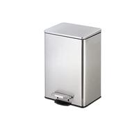 Step-On Trash Can Removable Waste Bin for Bathroom Kitchen Office and Bedroom - Stylish Pedal Trash Can Ideal for Guest Toilets and Small Spaces.