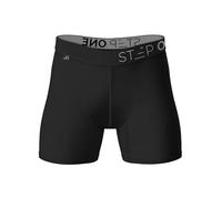 STEP ONE Boys Underwear Boxer Briefs, 1 Pair, Kids Boxers, Moisture Wicking, 3D Pouch +Anti Chafe Bamboo Boys Underpants Black 4-5Y