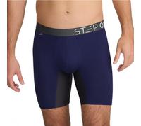 STEP ONE Mens Boxers Shorts, 1 Pair, Anti Chafing Underwear for Men, Moisture-Wicking Boxer Shorts with 3D Pouch. Fabric Made from bamboo viscose Navy and Grey Medium