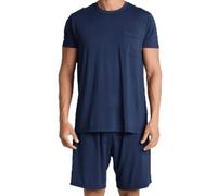 STEP ONE NiteKnit™ Pyjama Set | Cooling Sleepwear for Warm Sleepers | 6x More Breathable Than Cotton | Anti-Odour & Moisture-Wicking | Lightweight Viscose Blend Deep Navy