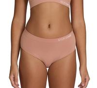 STEP ONE SmoothFit Bikini Brief. Ultra-Soft, Breathable Bamboo Moisture Wicking Underwear Women, Hypoallergenic Womens Underwear for Sensitive Skin, Moderate Coverage Nude Blush Medium