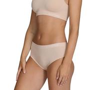 STEP ONE SmoothFit Bikini Brief. Ultra-Soft, Breathable Bamboo Moisture Wicking Underwear Women, Hypoallergenic Womens Underwear for Sensitive Skin, Moderate Coverage Nude Sand X-Large