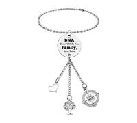 Step Parent Gifts DNA Doesn't Make You Family Love Does Hanging Ornament for Step Mum Step Dad Adoption Gifts Mothers Day Christmas Birthday Gifts for Bonus Mum Dad