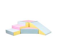 Step & Slide Pastel Soft Play Kingdom Foam Set