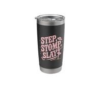 Step Stomp Slay - Funny Line Dancing Stainless Steel Insulated Tumbler