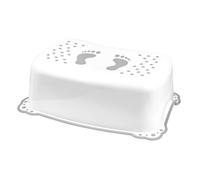 Step Stool for Kids and Toddlers, Bathroom Kitchen Essential, Strong and Sturdy, 18 Months+, 41.5x30x14.5cm - White