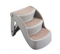 Step Stool Pet Steps Dog Stairs Pet Ladder Dog Ramp Space Saving Three Step With Stable PP Construction Easy To Store For Pets Suitable for