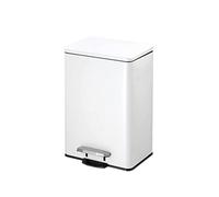 Step Trash Can with Removable Inner Bucket Bathroom Waste Bin Bedroom & Kitchen Garbage Container Stylish Office Trash Can Space-Saving Pedal Bin Easy Clean