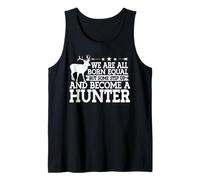 Step Up and Become A Hunter Deer Hunter Hunting Tank Top