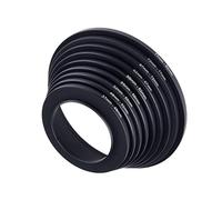 Step Up Lens Filter Adapter Rings - Set of 9 - Allows You to Fit Larger Size Lens Filters on a Lens with a Smaller Diameter - Sizes: 37-49, 49-52, 52-55, 55-58, 58-62, 62-67, 67-72, 72-77, 77-82 mm