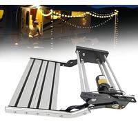 Step Up Safely with This Electric Caravan Step - 12V Powered with Built-in LED Lights, Heavy Duty 200kg Capacity, Retractable Design Perfect for Motorhomes (Electric,Singlelayer)