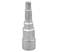 Step Wrench 3/8 in Inner Square Hole Ratchet Design for Chrome Vanadium Steel Tool Compact Size for HVAC and Refrigeration Repair