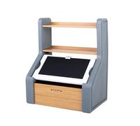 Step2 Harmony Toy Box & Toy Box with Chalkboard | Large Storage Box, Shelf & Chest for Children's Rooms | Toy Storage, Organiser | Wood Look, Stable, From 2 Years 96×79×53 cm
