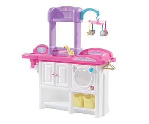 Step2 Love & Care Deluxe Nursery Nursery for dolls | With cradle, child seat, washing machine & accessories (ex oll) | Plastic toys for girls