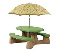 Step2 Naturally Playful Picnic table for 6 children with parasol | Picnic set for child made of plastic