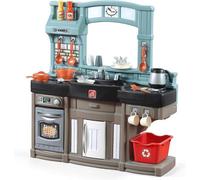 Step2 Play Kitchen Step2 Plastic Kids Toys Blue, Green, White, Large 25Piece