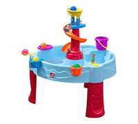 Step2 Spiral Slide water table in blue & red | Water toys for child | Activity table with water for the garden