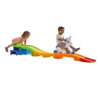 Step2 Up & Down Roller Coaster Unicorn Toy Roller Coaster | Children's roller coaster with unicorn running car | 118 inch roller coaster for children with toy car