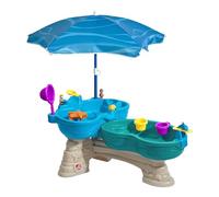 Step2 Water table Spill and Splash with 11 accessories and parasol | Water toys for child | Activity table with water for the garden