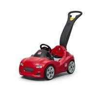 Step2 Whisper Ride Cruiser Kids Push Car, Ride On Car, Seat Belt and Horn, Toddlers 18-48 months, Easy Storage, Red, 90.8x50.2x120.7 centimeters