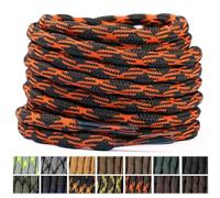 Stepace Round Walking Work Heavy duty Boot Laces 2 pairs (4.5mm) Orange Brown-220