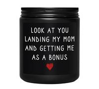 Stepdad Gifts from Daughter Son, Fathers Day Gift for Step Dad, Birthday Gifts for Stepdad, Funny Dad's Candle, Christmas Secret Santa Gift for Bonus Dad Stepfather