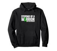 Stepdad of a Warrior Mental Health Awareness Pullover Hoodie