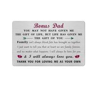 Stepdad Valentines Day Card Step Bonus Dad Adoptive Unbiological Dad Father's Day Birthday Wedding Day Easter Gift