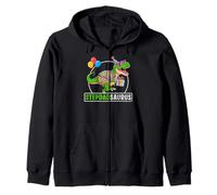 Stepdadsaurus T-Rex Dinosaur Dad Saurus Family Matching Zip Hoodie