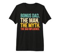 Stepfather Funny Stepdad Bonus Dad Step Parent Premium T-Shirt