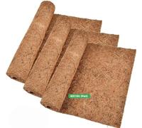 Stepfowarder Coco Liner Roll, 3Pcs 1m*0.25m/40" x 10" Hanging Basket Liner Roll, Natural Coconut Fiber Sheet Coir Mat Liner for for Planter, Window Box, Wall Troughs (1m*0.25m/40" x 10")