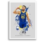 Steph Curry Golden State Warriors Basketball Signed Photo Poster A4/A3 Print Picture Display Framed Autograph Memorabilia Gift (2026 (Grey A4 Unframed))