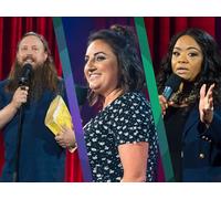 Steph Tolev, Graham Clark, Ms. Pat, Nick Thune, and Andy Kindler