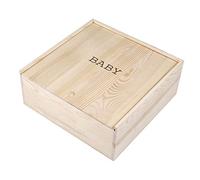Stephan Baby Natural Pine Keepsake Box, Baby