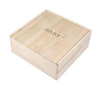 Stephan Baby Natural Pine Keepsake Box, Baby