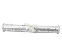 Stephan Baby Silver Plated Engraved Keepsake Birth Certificate Holder