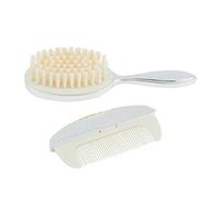 Stephan Baby Silver-Plated Keepsake Brush + Comb Set
