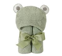 Stephan Baby Terry Plush Hooded Bath Towel, Frog, 0-24 Months
