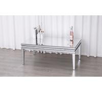 Stephanie Mirrored Coffee Table with Crystal Detail
